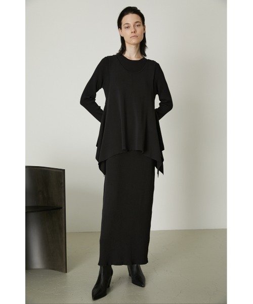 RIM.ARK（リムアーク）の「Round vest knit set（ワンピース）」 - WEAR