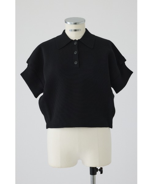 RIM.ARK（リムアーク）の「Stylish polo knit スタイリッシュポロ