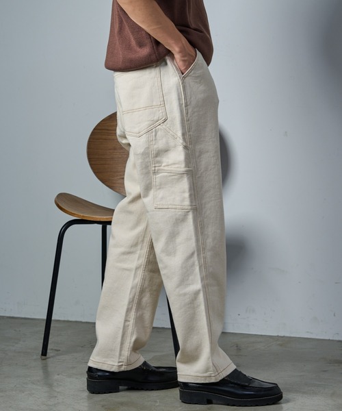 タグ付】conteベージュ デニムパンツ 24 タグ付】conteベージュ デニム