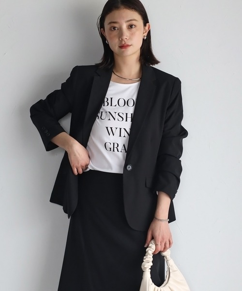 セール】【RIRIYANO 洗える3点セットスーツ(テーラードジャケット+