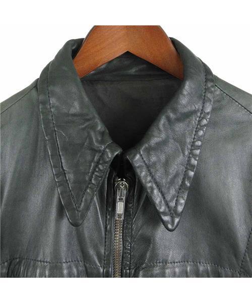 ブランド古着】シングルライダースレザージャケット（ライダース