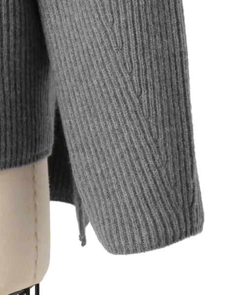 Drawer（ドゥロワー）の「Drawer 9G畦編みタートルネックニット