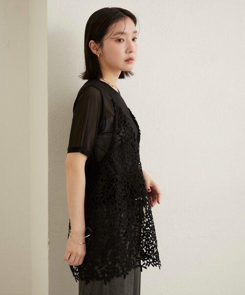 Omekashi（オメカシ）の「レースオーバーキャミソール（キャミソール