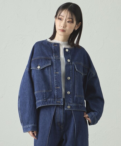 MACHATT machatt デニムフォルムジャケット デニム ジャケット Gジャン