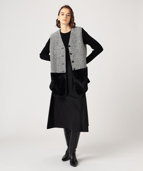 TOMORROWLAND （トゥモローランド）の「モノトーンロービング ファー