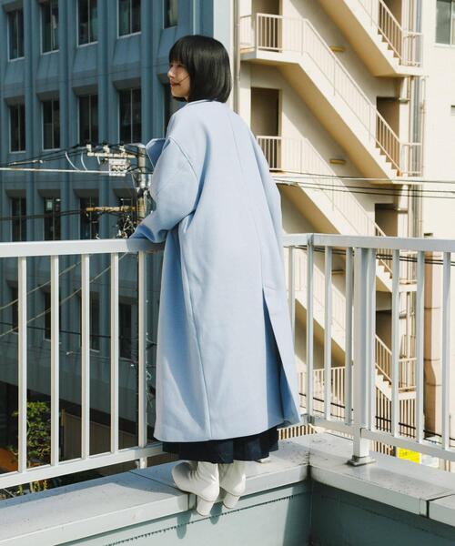 KBF（ケイビーエフ）の「『2サイズ展開』コクーンロングコート（ステン