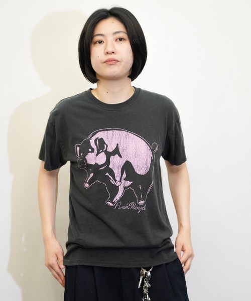 THRIFTY LOOK / スリフティールック THRIFTY 'PINK FLOYD' TEE ピンク