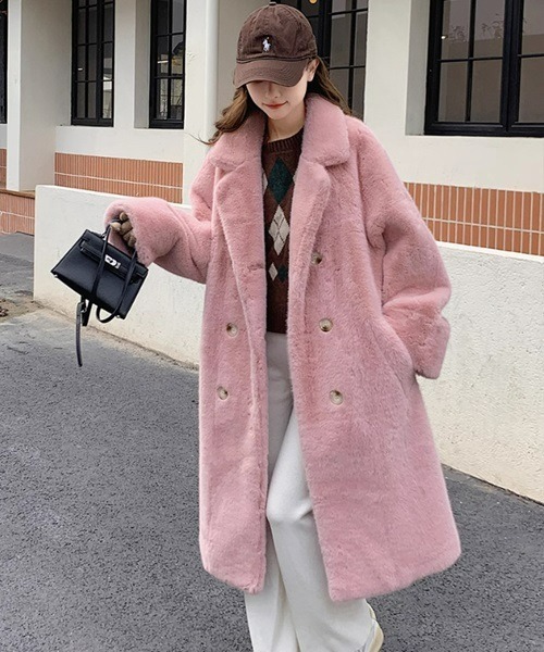 ゆゆ！期間限定値下げ！ SEMICOUTURE ピンク チェスターコート 楽天