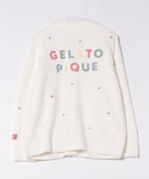 gelato pique（ジェラートピケ）の「ベビモコドットカーディガン