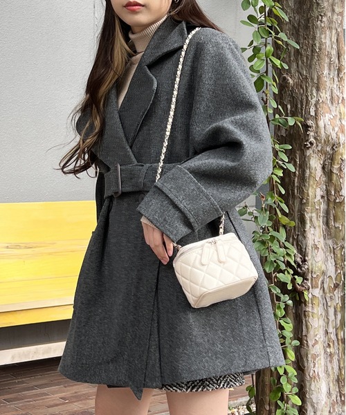 one way（ワンウェイ）の「テーラーハーフコート（テーラード