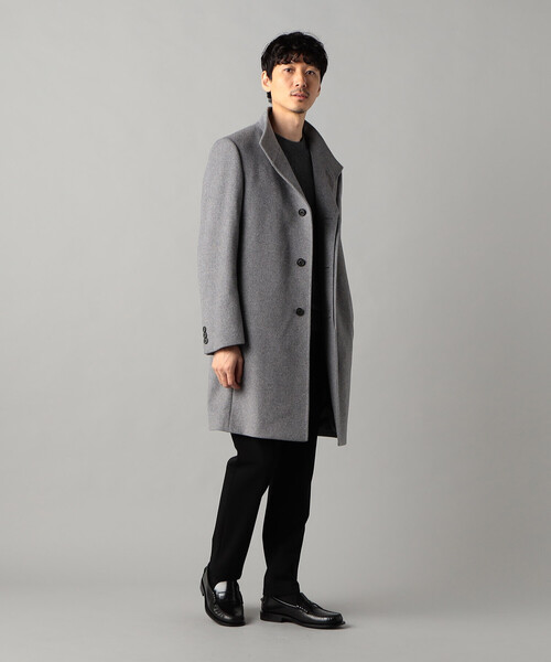 COMME CA MEN（コムサメン）の「アンゴラビーバー イタリアンカラー