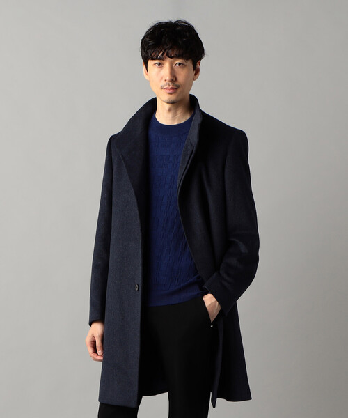 COMME CA MEN（コムサメン）の「アンゴラビーバー イタリアンカラー