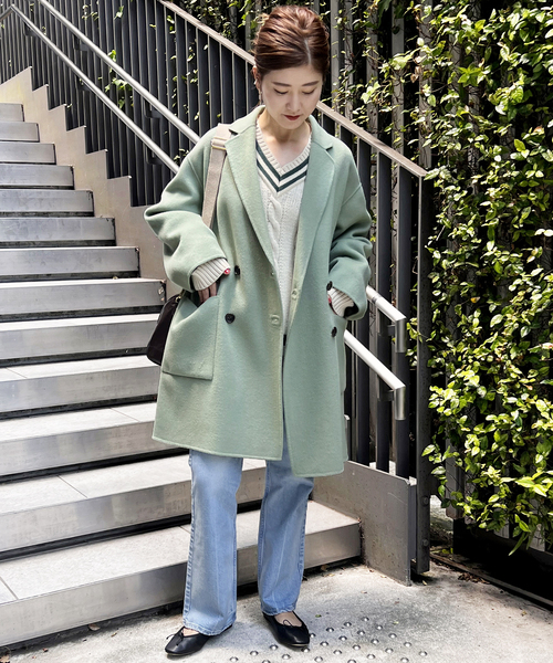 Spick & Span（スピックアンドスパン）の「W/Nyダブルブレストリバー