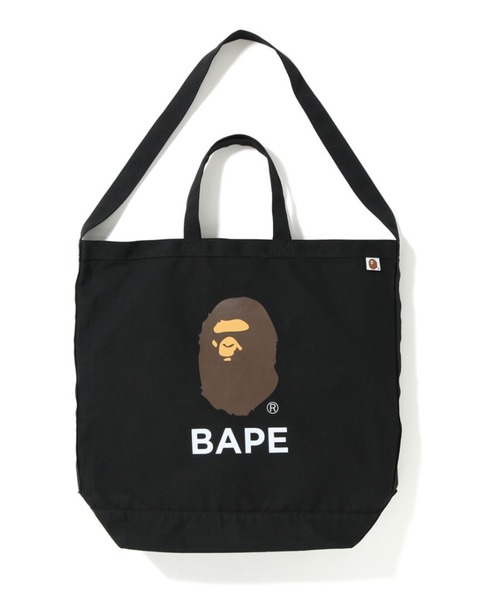 A BATHING APE（アベイシングエイプ）の「BAPE SHOULDER TOTE BAG M