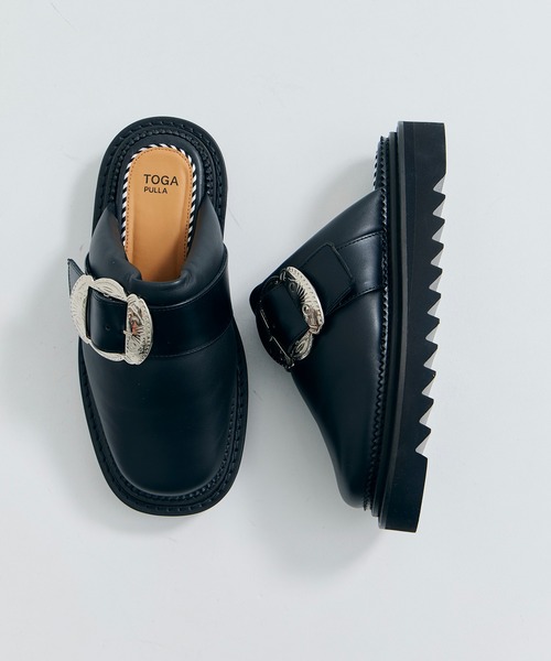 セール】【TOGA PULLA/トーガプルラ】AJ1346/サボサンダル（スリッポン