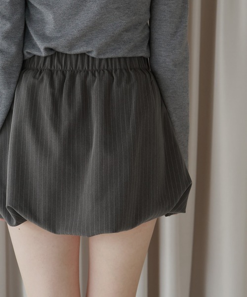 ストライプバルーンスカート（スカート）｜Mili affinity（ミリ