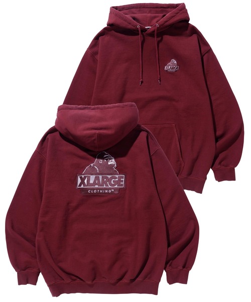 XLARGE（エクストララージ）の「OVERDYE SLANTED OG PULLOVER HOODED
