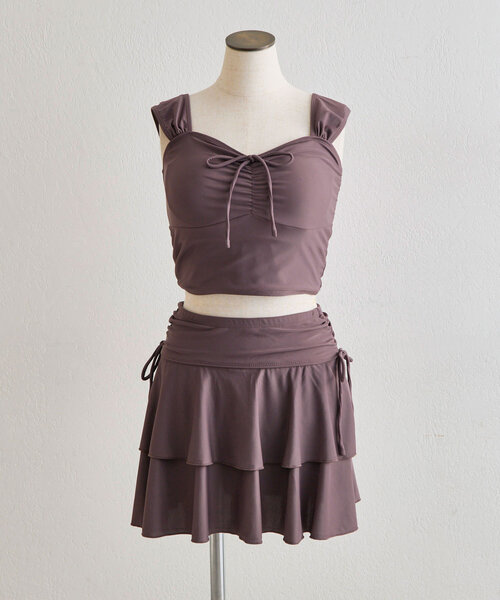 OLIVE des OLIVE（オリーブデオリーブ）の「レース羽織付リボンswim