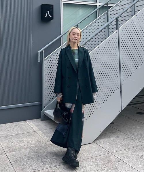 Ameri（アメリ）の「UND LANDSCAPE PRINT LONG TOP（Tシャツ