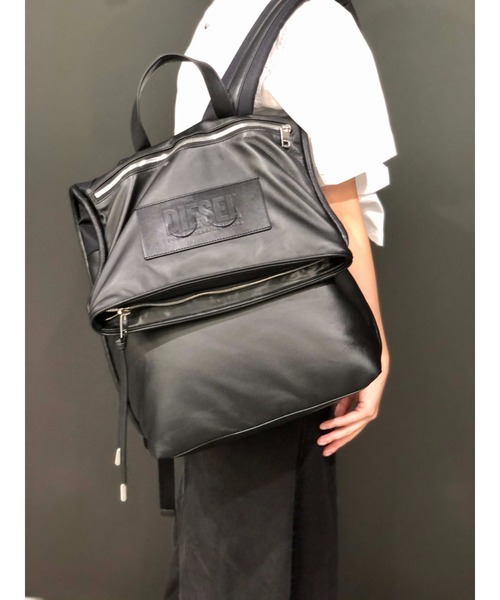 DIESEL（ディーゼル）の「レディース リサイクルナイロン＆レザー