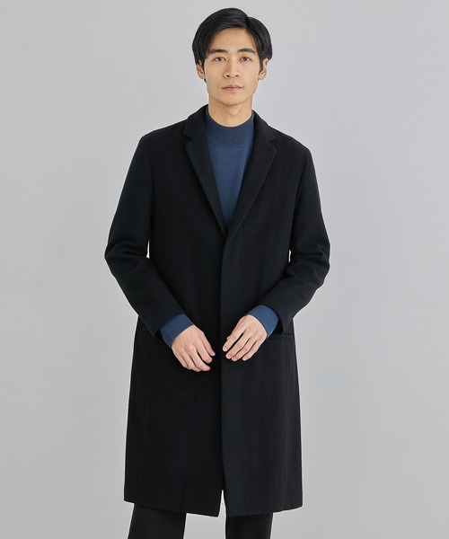 EC限定】スーパー100メルトンチェスターコート（チェスターコート