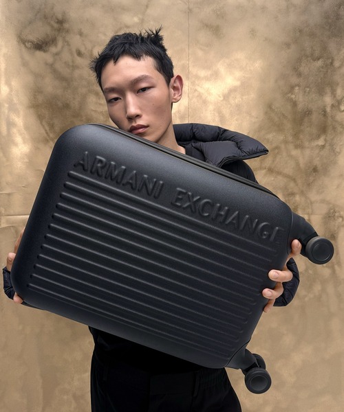 A|X アルマーニ エクスチェンジ】AXロゴ スーツケース/キャリーバッグ