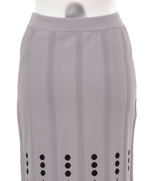 UN3D.（アンスリード）の「ミックスドットジャカードニットスカート