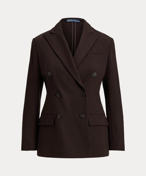 セール】ダブルブレステッド ウール ブレザー（テーラードジャケット