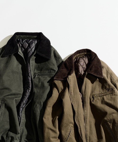 WETTEMPT（ウィテンプト）の「SULFUR DYED QUILTED TWILL BLOUSON