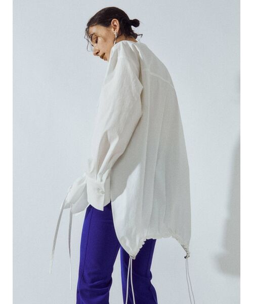 UN3D.（アンスリード）の「ヘムギャザーシャツ（シャツ/ブラウス