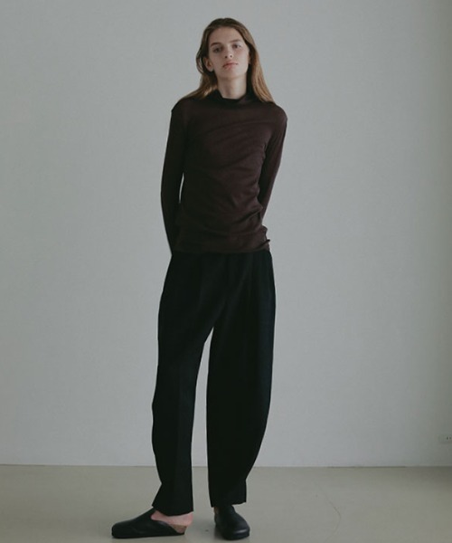 セール】バーサタイルハイネックシアーロンTee（Tシャツ/カットソー