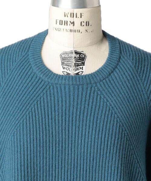 Drawer（ドゥロワー）の「Drawer 9G畦編みクルーネックニット（ニット