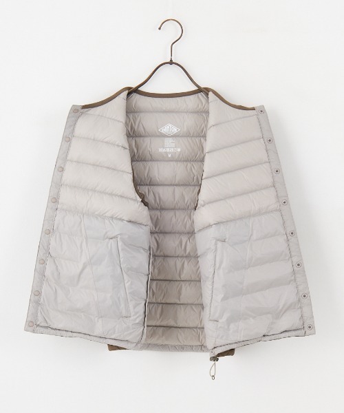 DANTON/ダントン] インナーダウン クルーネックベスト（ダウンベスト