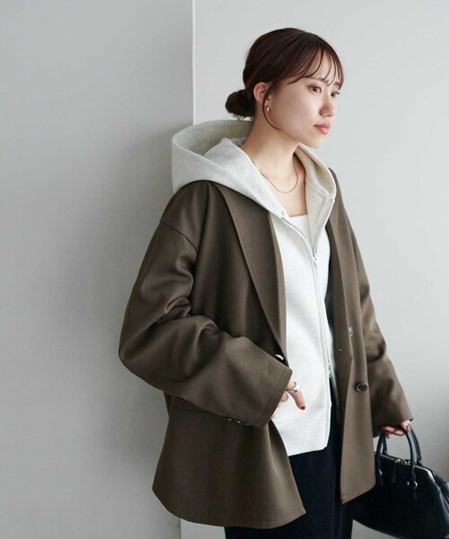 DISCOAT（ディスコート）の「【大人のためのパーカー】ボンディングW