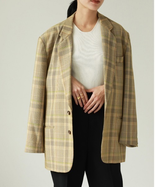 TODAYFUL（トゥデイフル）の「チェックオーバージャケット（テーラード