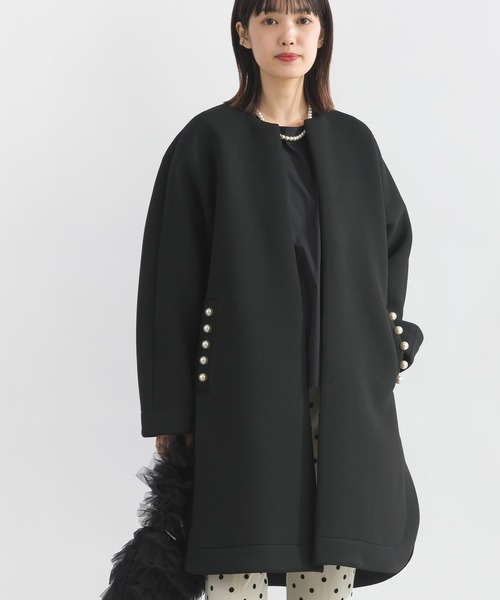 パールポケットコート（ノーカラーコート）｜PICCIN PERLA（ピッチン