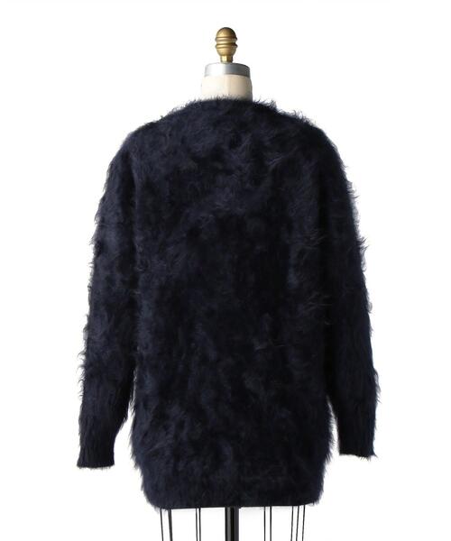 Drawer（ドゥロワー）の「Drawer 7Gカシミヤファーロングカーディガン