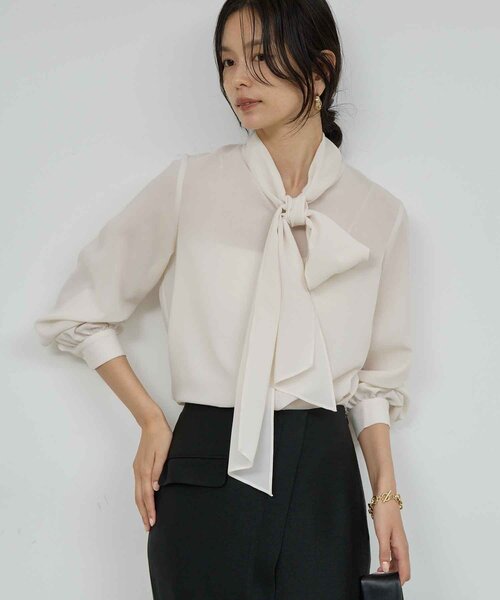フィネスボウタイブラウス2（シャツ/ブラウス）｜GALLARDAGALANTE（ガ