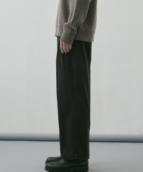 残りわずか】9W CORDUROY 2タックワイドイージーパンツ（その他パンツ
