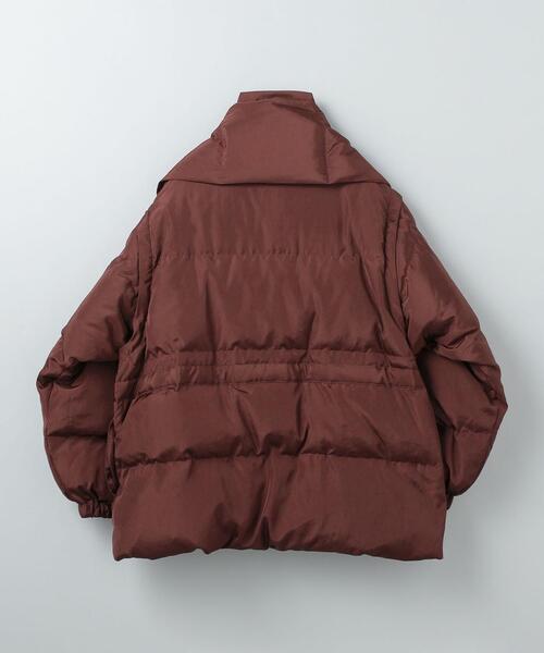 6（ロク）の「＜6(ROKU)＞ストール 3WAY ダウン ジャケット（ダウン