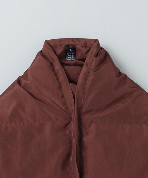 6（ロク）の「＜6(ROKU)＞ストール 3WAY ダウン ジャケット（ダウン