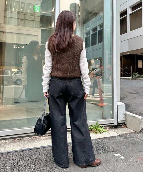 Kastane（カスタネ）の「*【2WAY/リバーシブル】シャギーニット