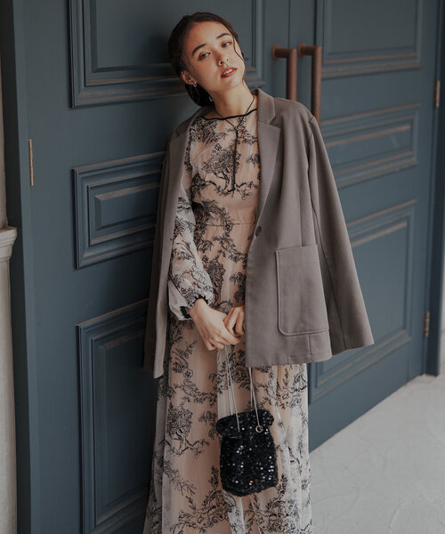 Kastane（カスタネ）の「【オケージョンドレス/結婚式】embroidery