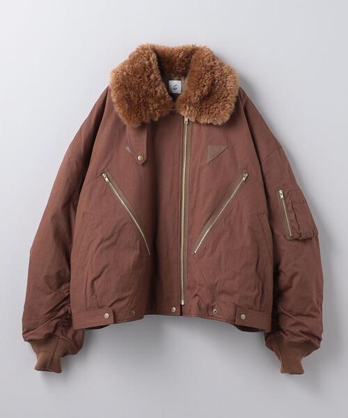 6（ロク）の「＜6(ROKU)＞コットンナイロン パディング ジャケット