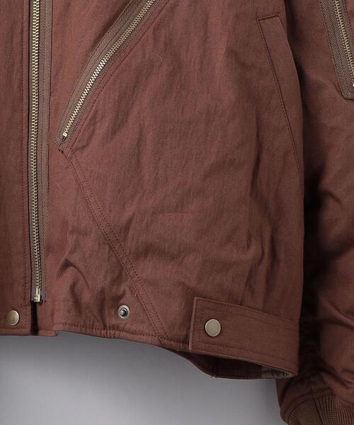 6（ロク）の「＜6(ROKU)＞コットンナイロン パディング ジャケット