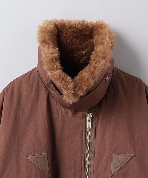 6（ロク）の「＜6(ROKU)＞コットンナイロン パディング ジャケット