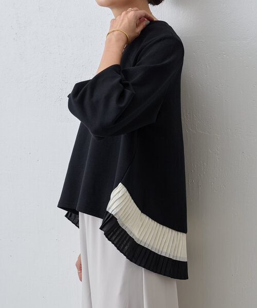 BEARDSLEY（ビアズリー）の「スソプリーツプルオーバー（Tシャツ