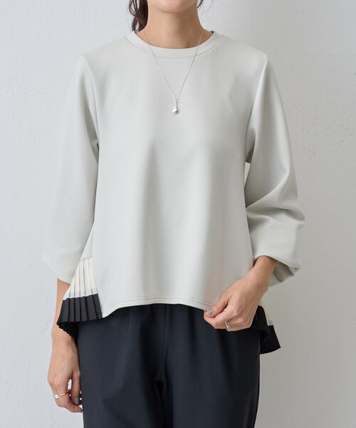 BEARDSLEY（ビアズリー）の「スソプリーツプルオーバー（Tシャツ