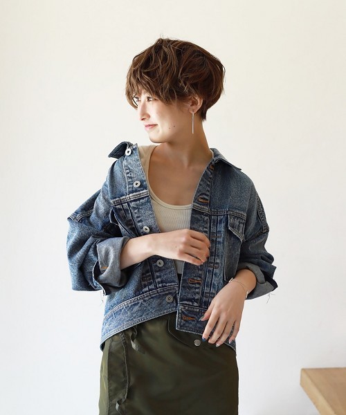 TODAYFUL（トゥデイフル）の「カフストラップデニムジャケット（デニム