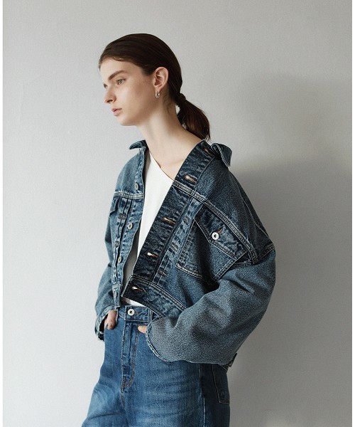 TODAYFUL（トゥデイフル）の「カフストラップデニムジャケット（デニム